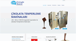 Desktop Screenshot of eminoglumakina.com