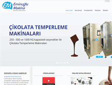 Tablet Screenshot of eminoglumakina.com